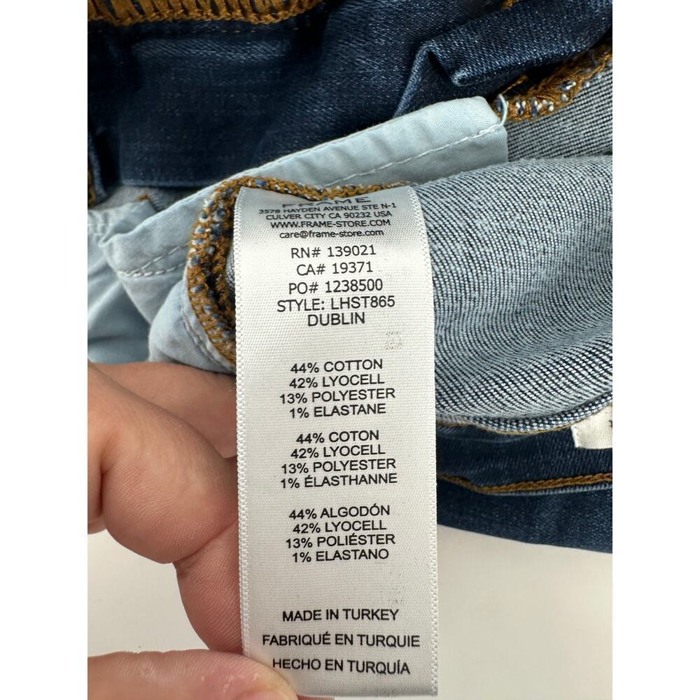 FRAME Le High Straight Jeans in the Dublin wash - Picture 11 of 11